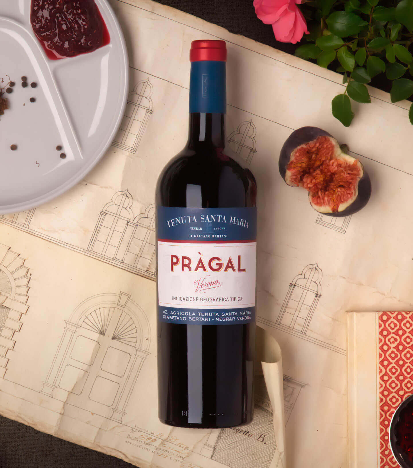 Pràgal Rosso Verona – Tenuta Santa Maria di Gaetano Bertani Pragal Rosso Verona - Tenuta Santa Maria di Gaetano Bertani